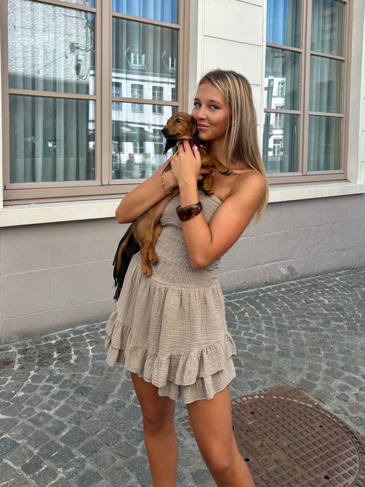 Robe beige - SABINE