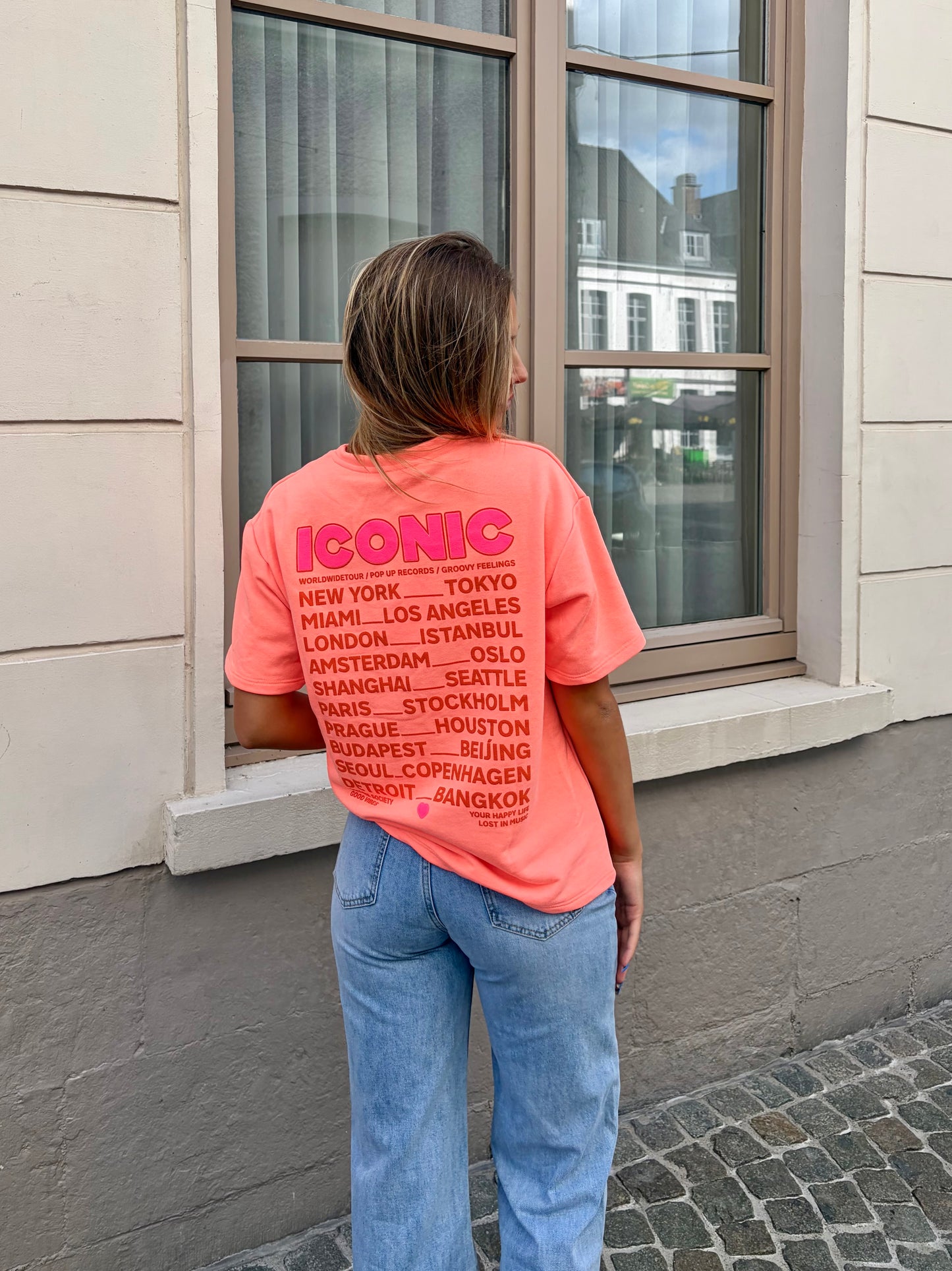T-shirt corail - ICONIC
