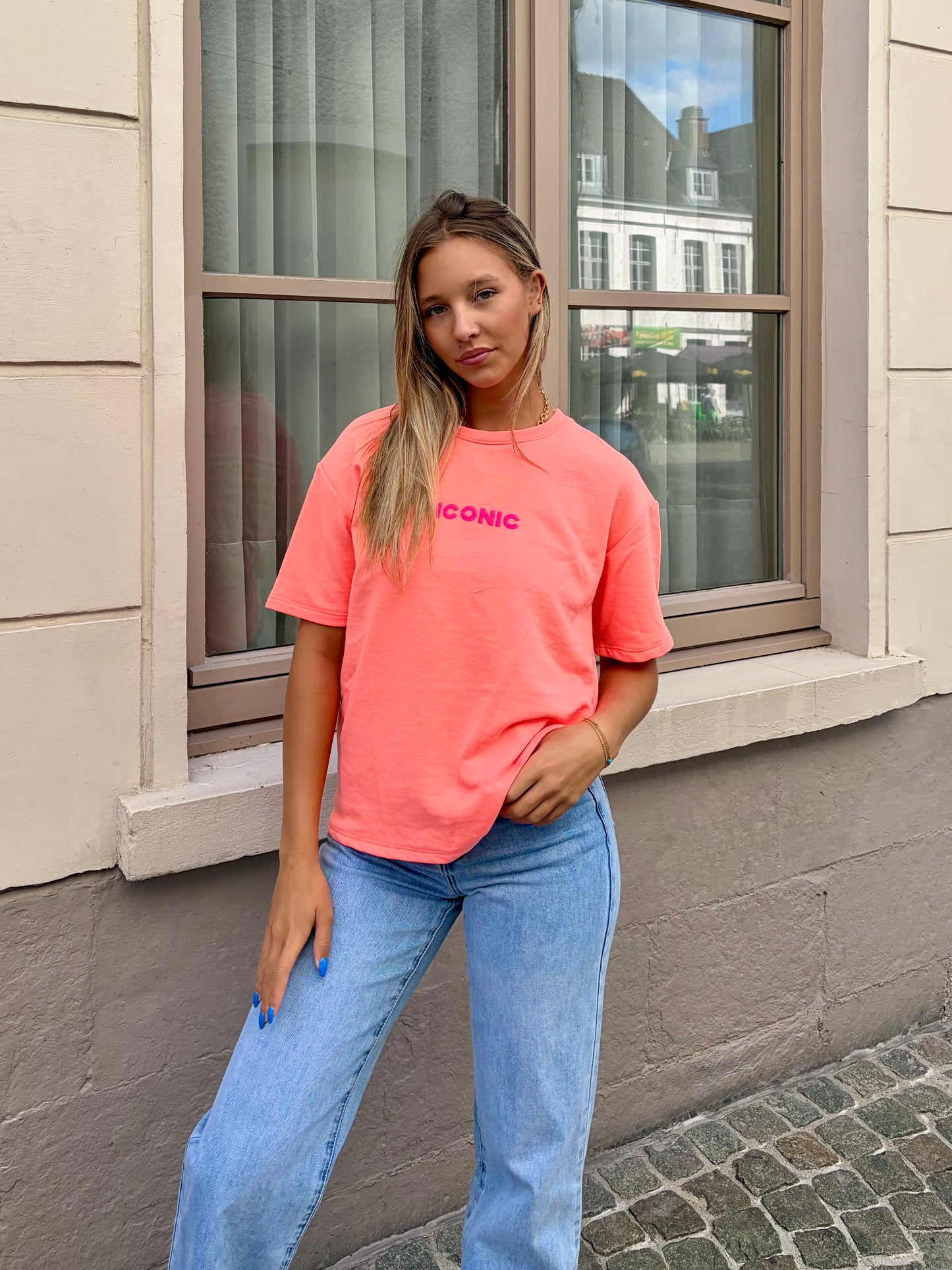 T-shirt corail - ICONIC