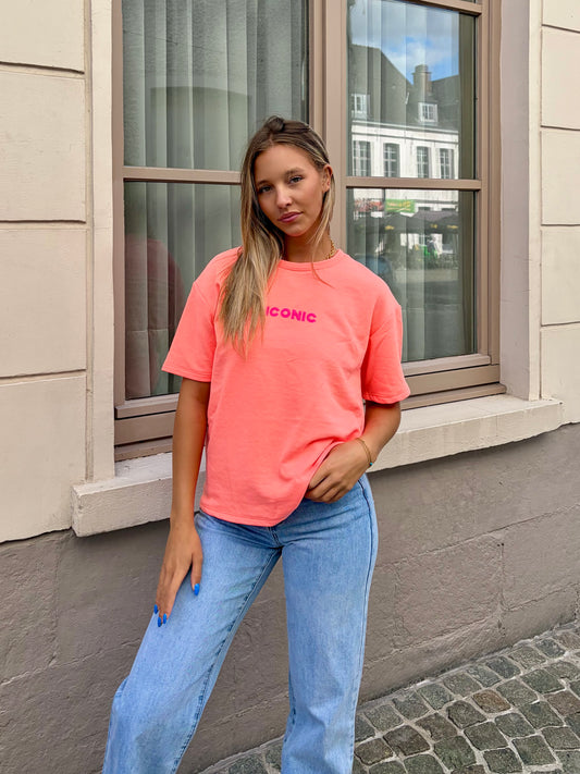 T-shirt corail - ICONIC