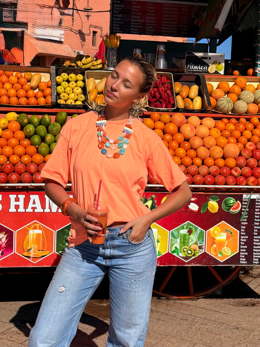 T-shirt orange - ARYA