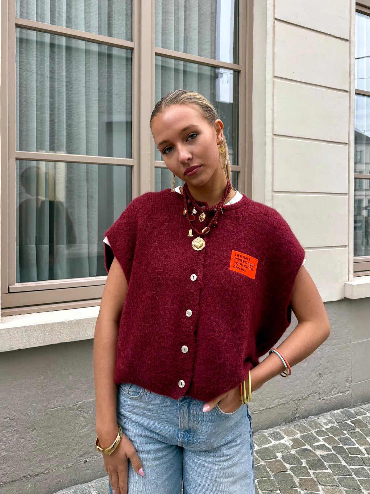 Gilet Bordeaux - MAELLYS