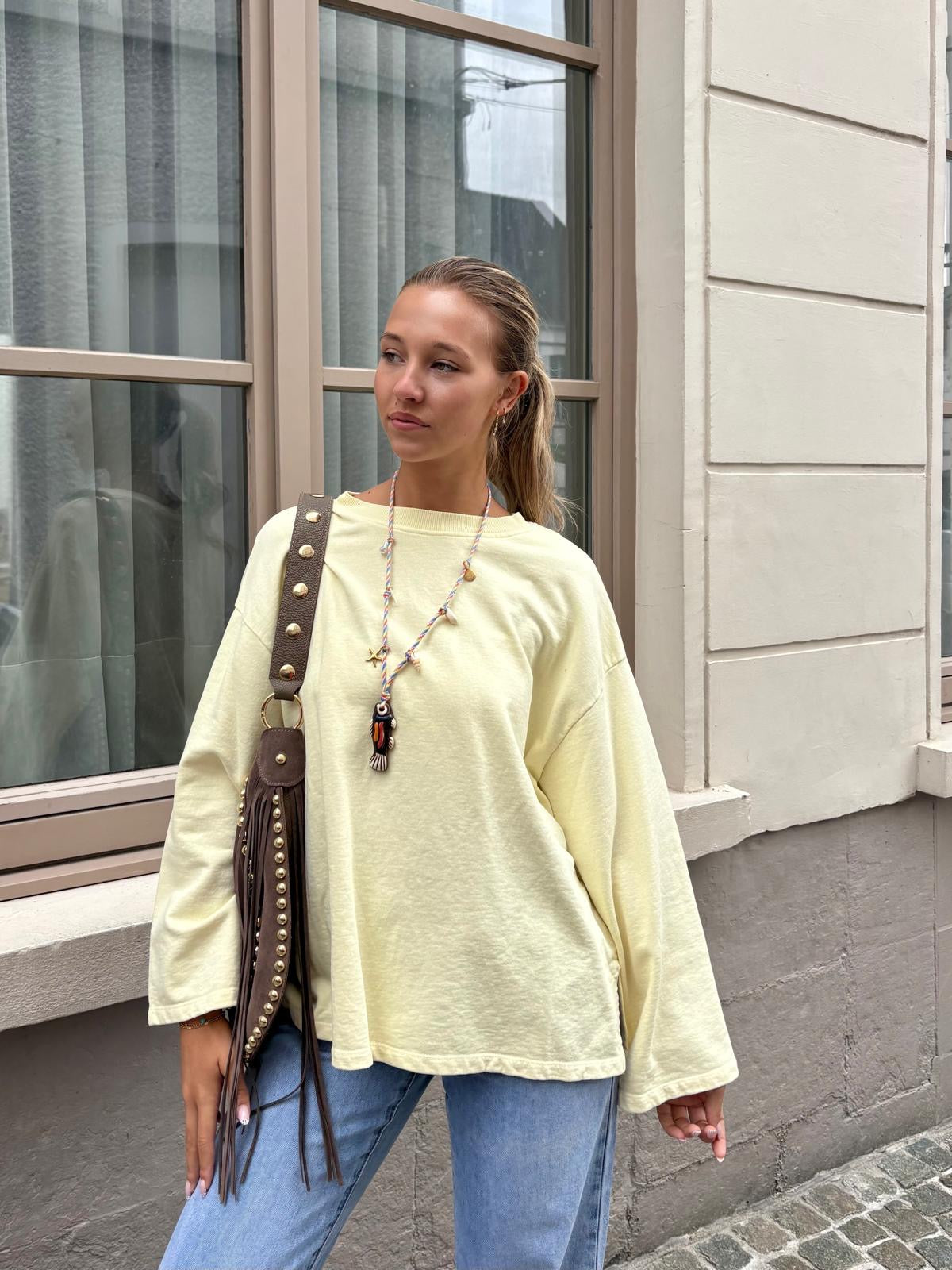Pull jaune - ASTRID