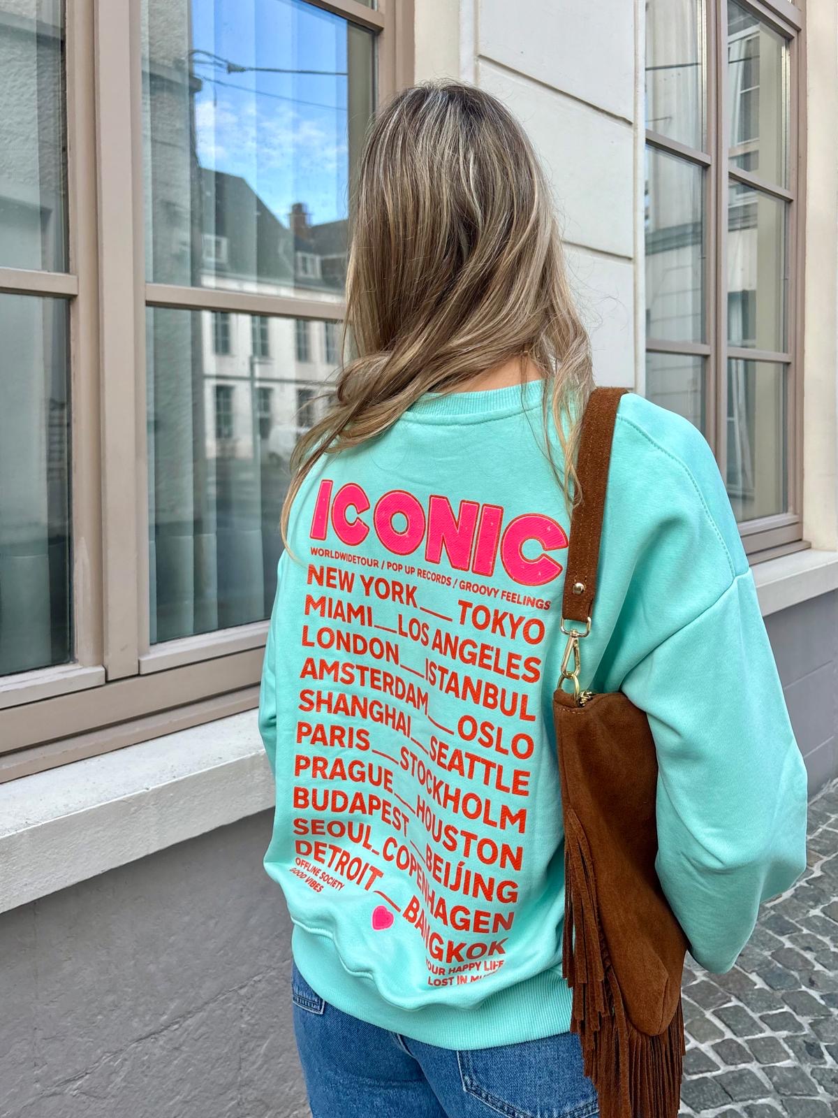 Sweat turquoise - ICONIC