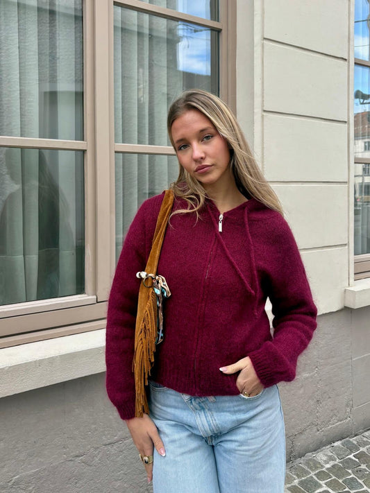 Gilet bordeaux - MONICA