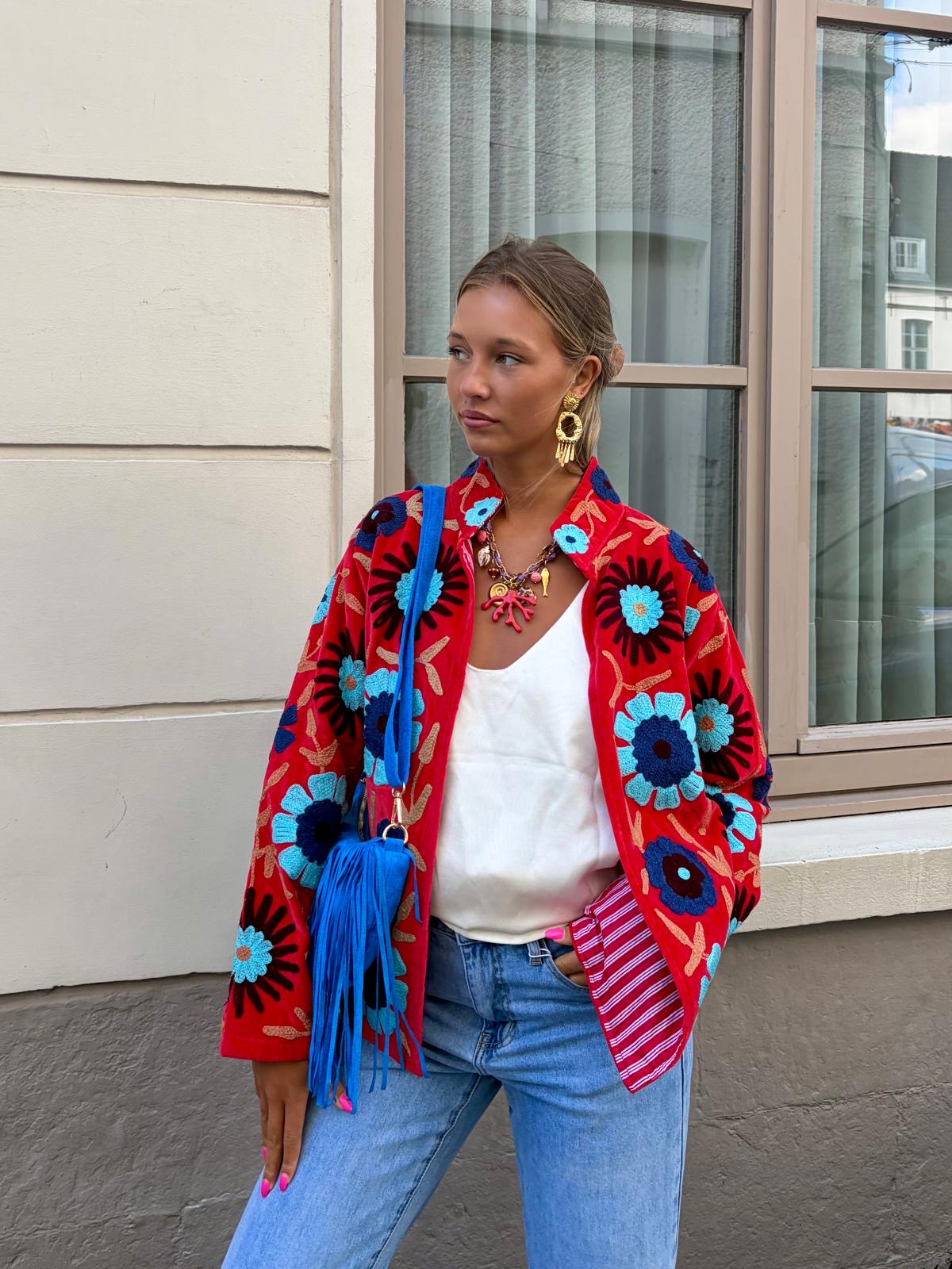 Veste brodée - ZELIE