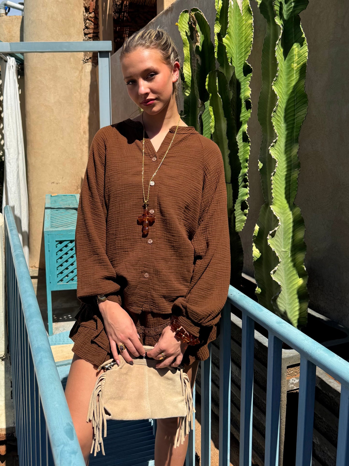 Ensemble marron - GAELLE