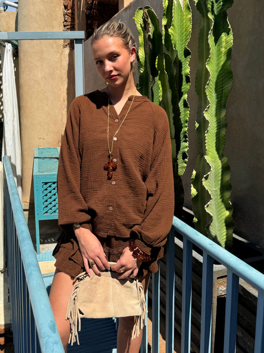 Ensemble marron - GAELLE