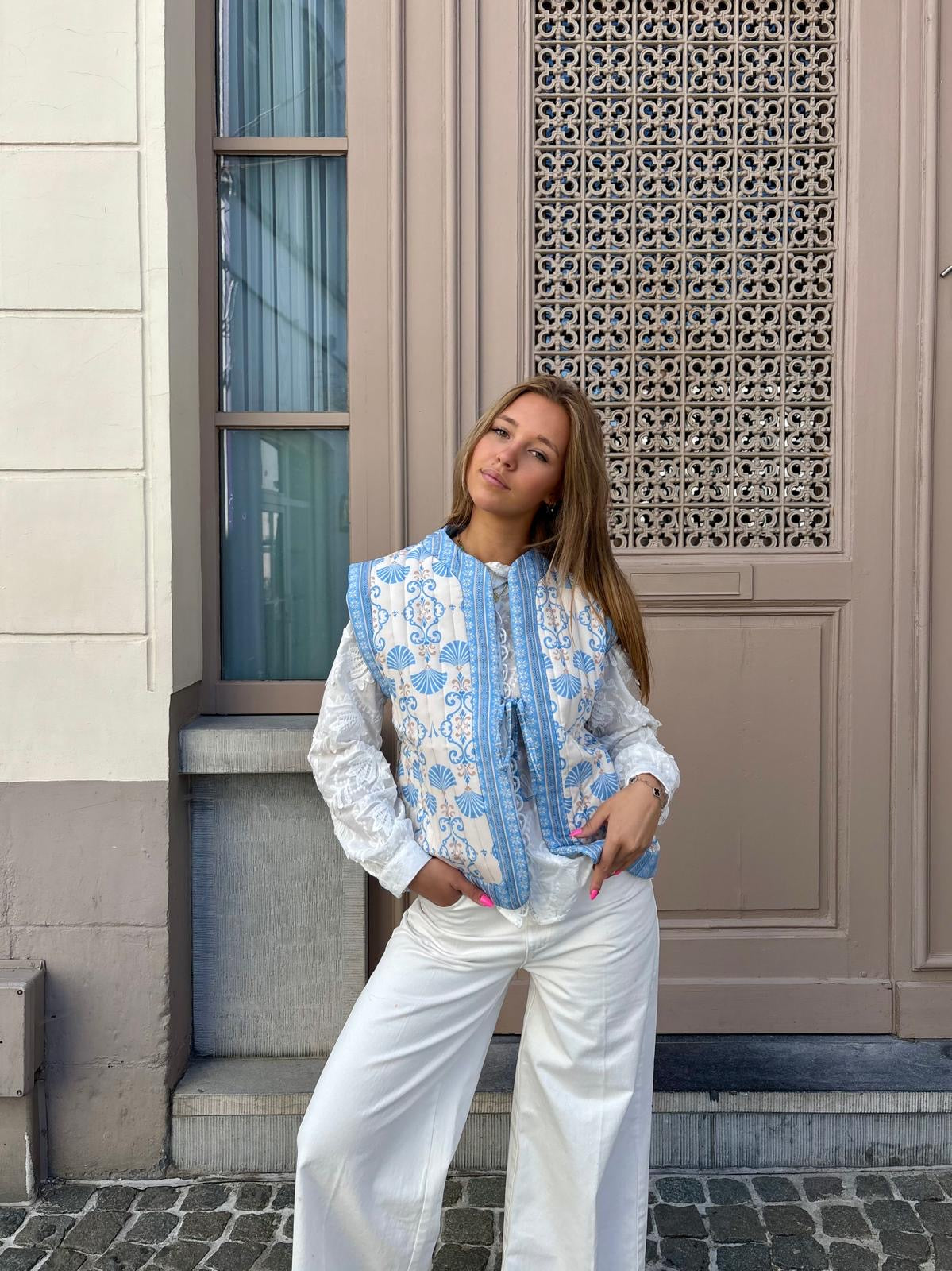 Veste bleue - ANISSA
