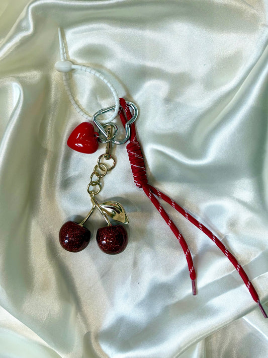 Accessoire de sac rouge - CERISE