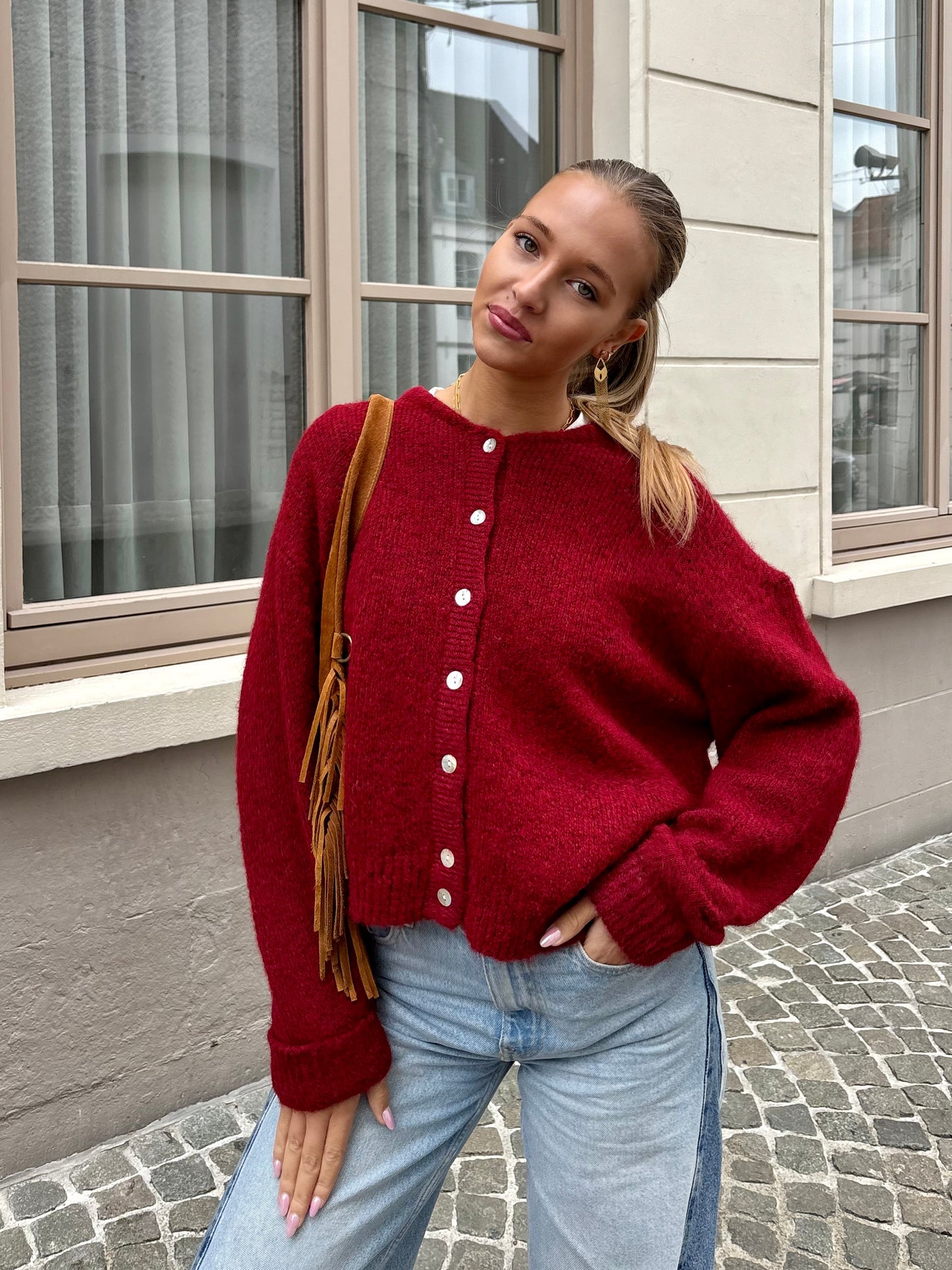 Gilet bordeaux - MARINE