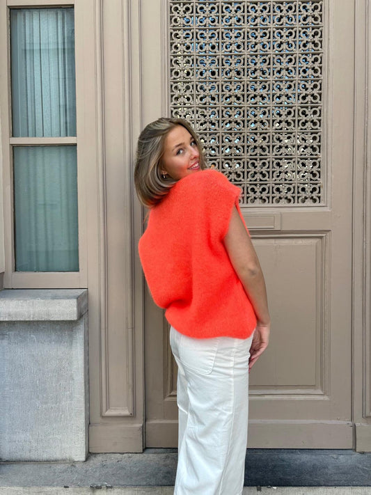 Pull orange - CÉLESTINE