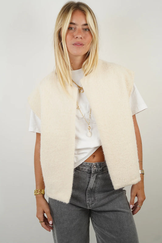 Gilet blanc - CARLA