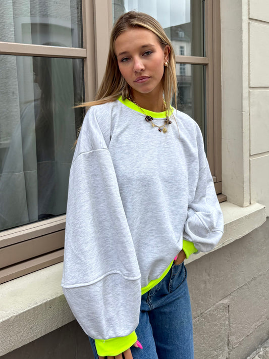 Pull gris - CLAUDIA