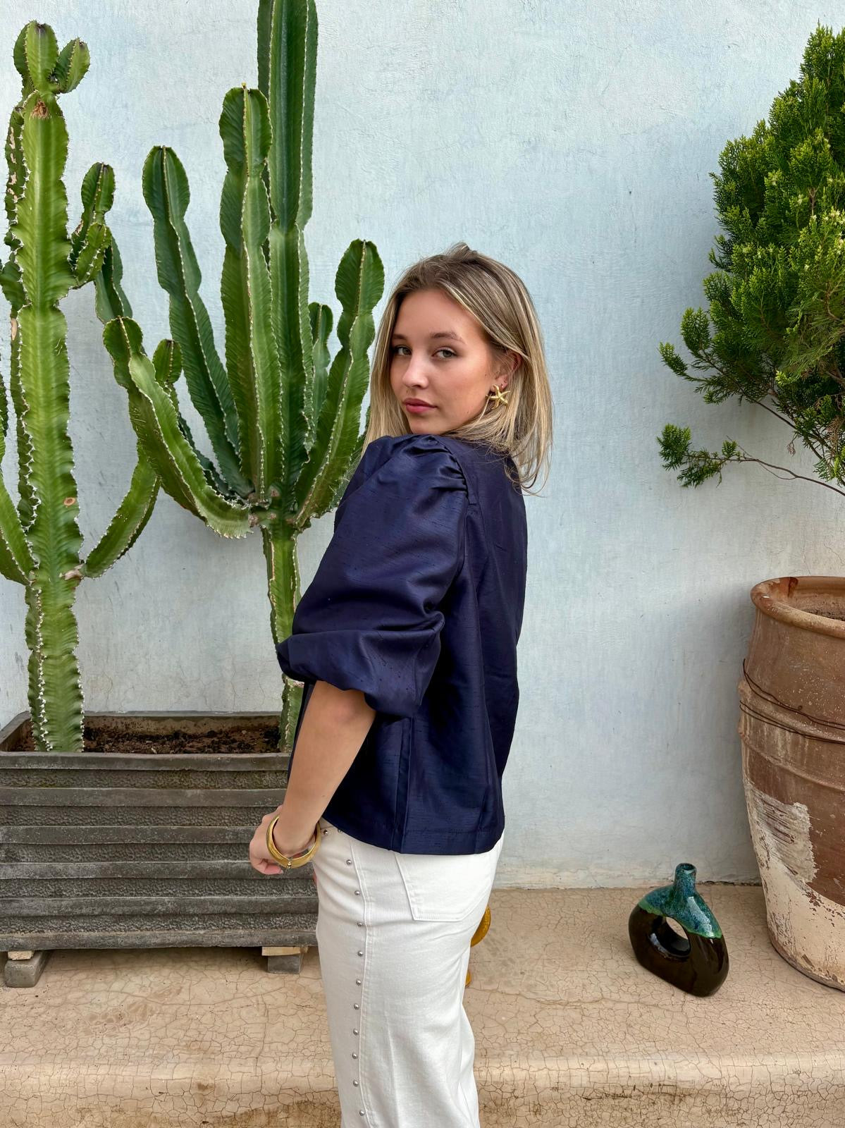 Veste bleue marine - KAMILE