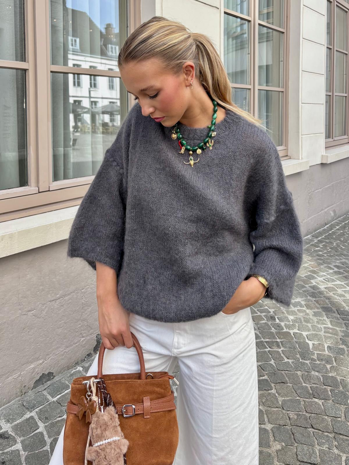 Pull gris foncé - CAMÉLIA