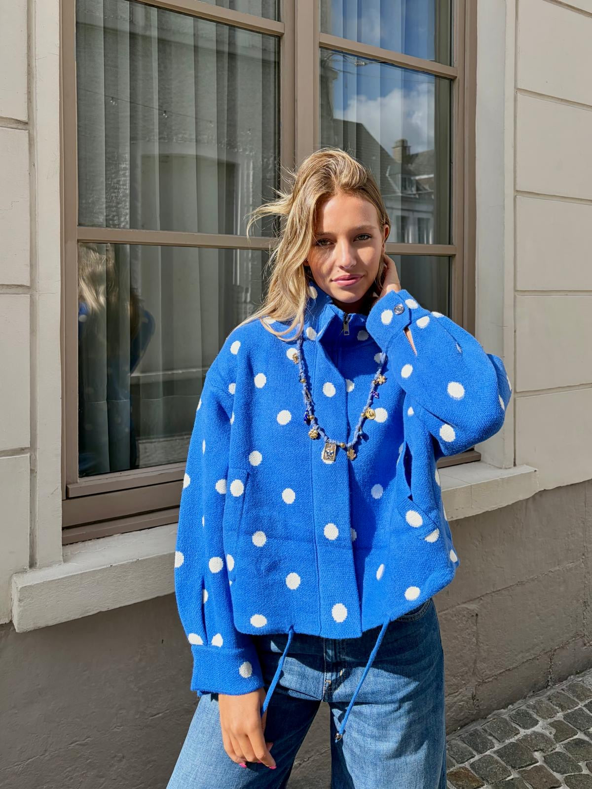 Veste bleue - POIS