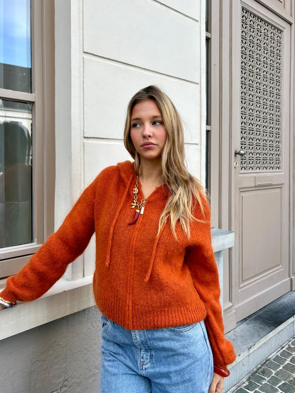 Gilet orange - MONICA