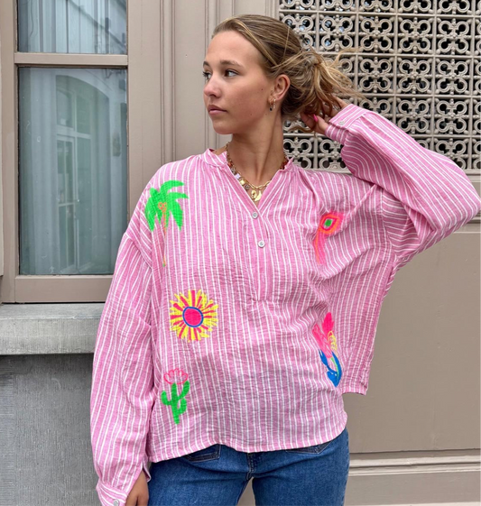 Chemisier rose - SASHA