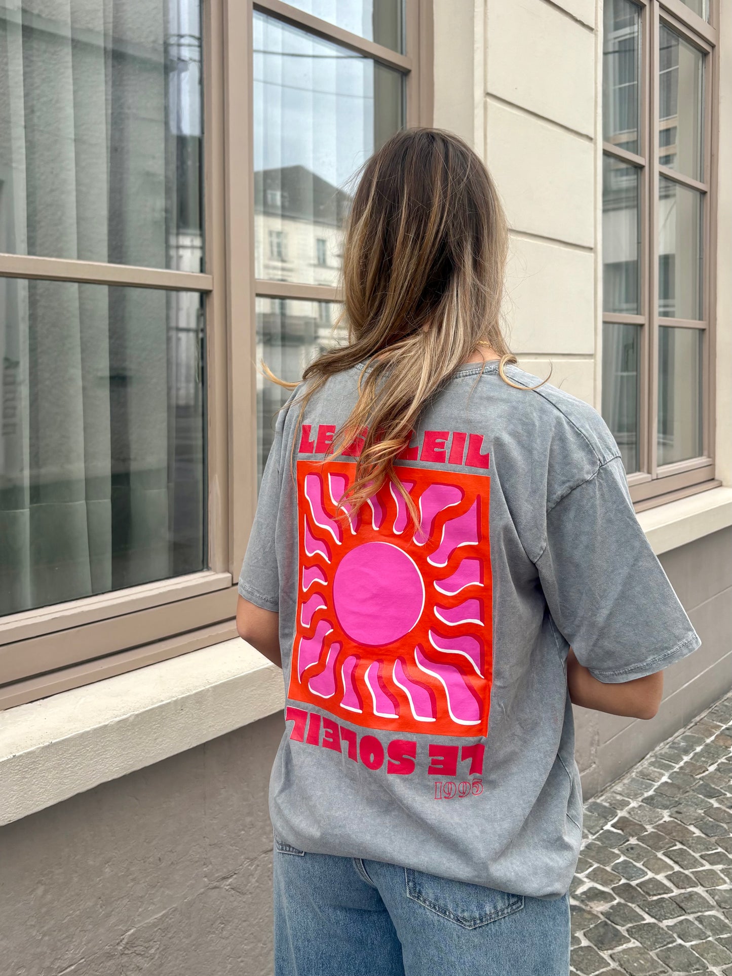 T-shirt gris - LE SOLEIL