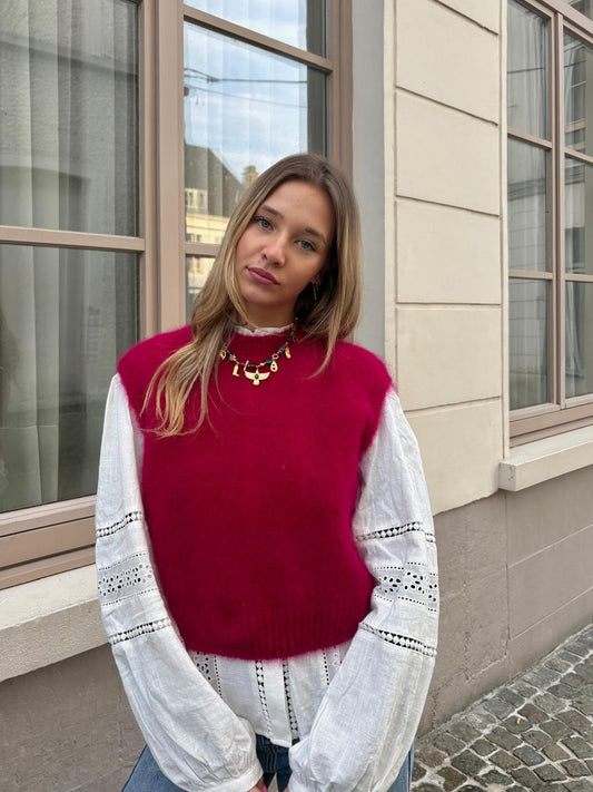 Pull framboise - RANIA