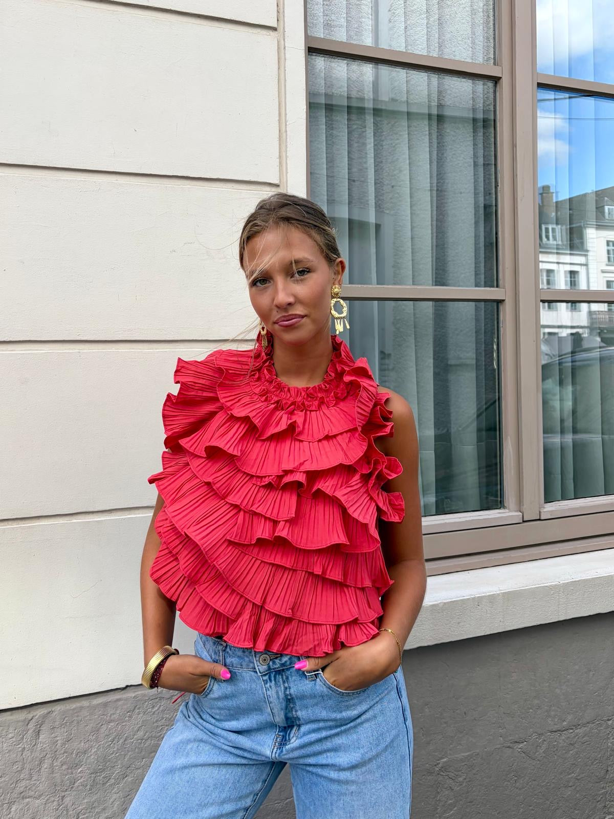 Haut rouge - MELO