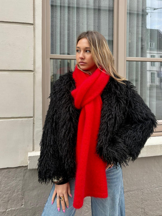 Écharpe rouge - SABINE