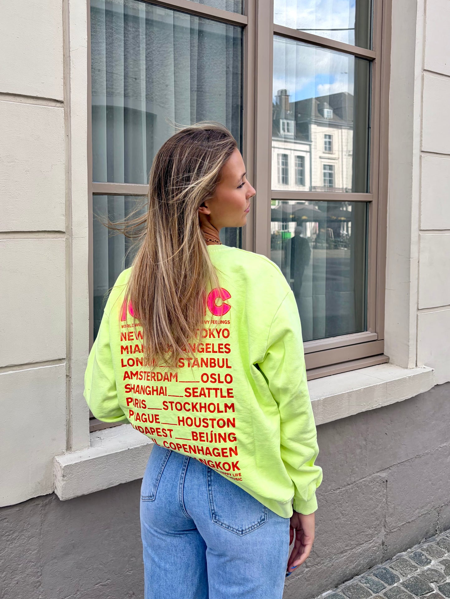 Sweat jaune - ICONIC