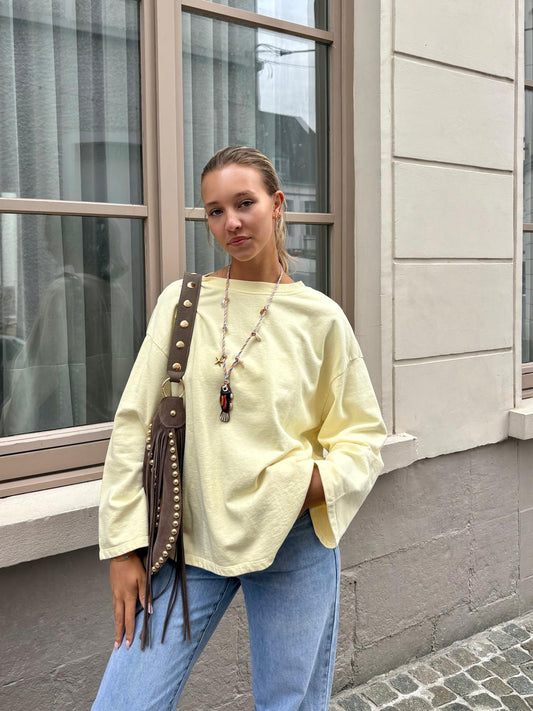 Pull jaune - ASTRID