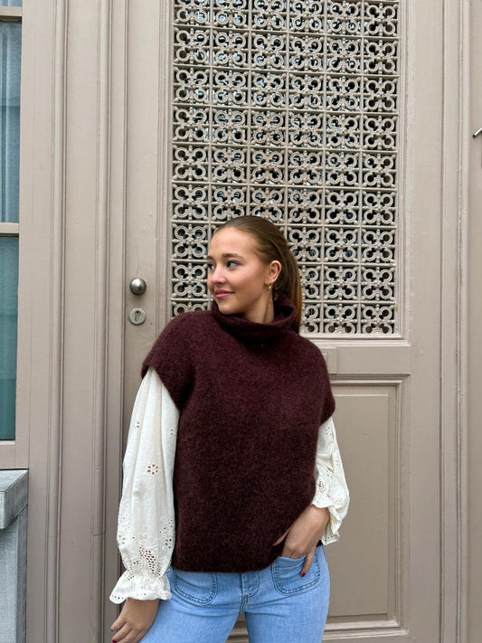 Pull marron - LOANA