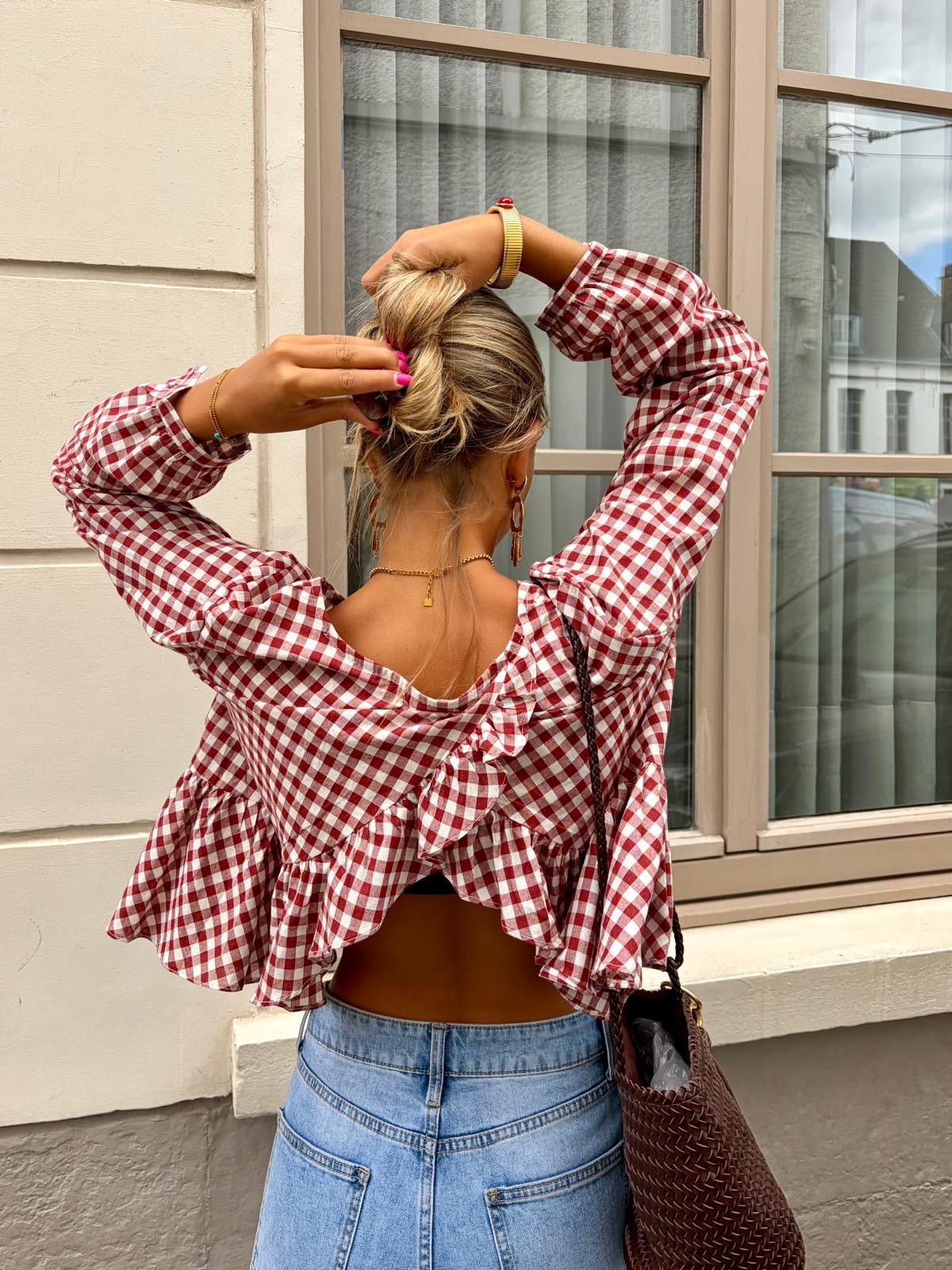 Chemise bordeaux - LOLA
