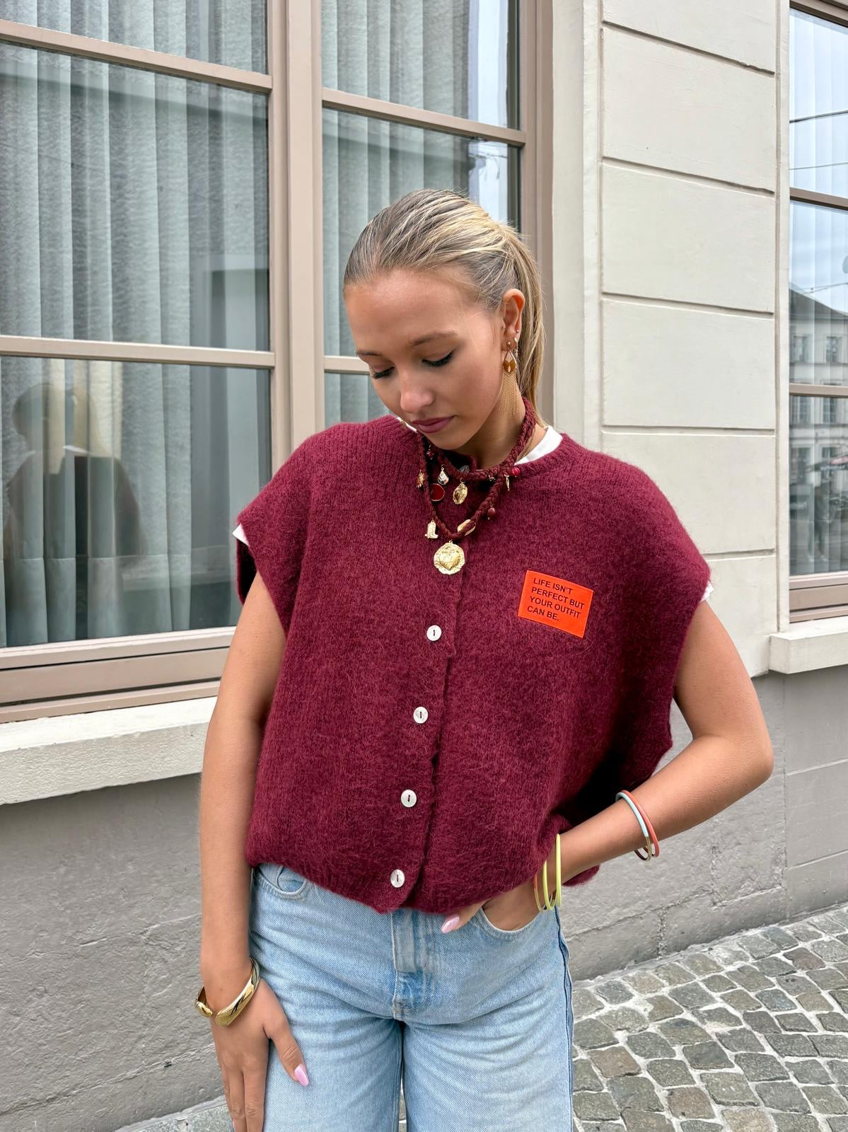 Gilet Bordeaux - MAELLYS