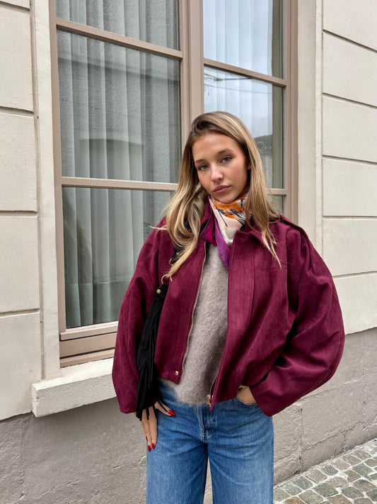 Veste bordeaux - SASHA