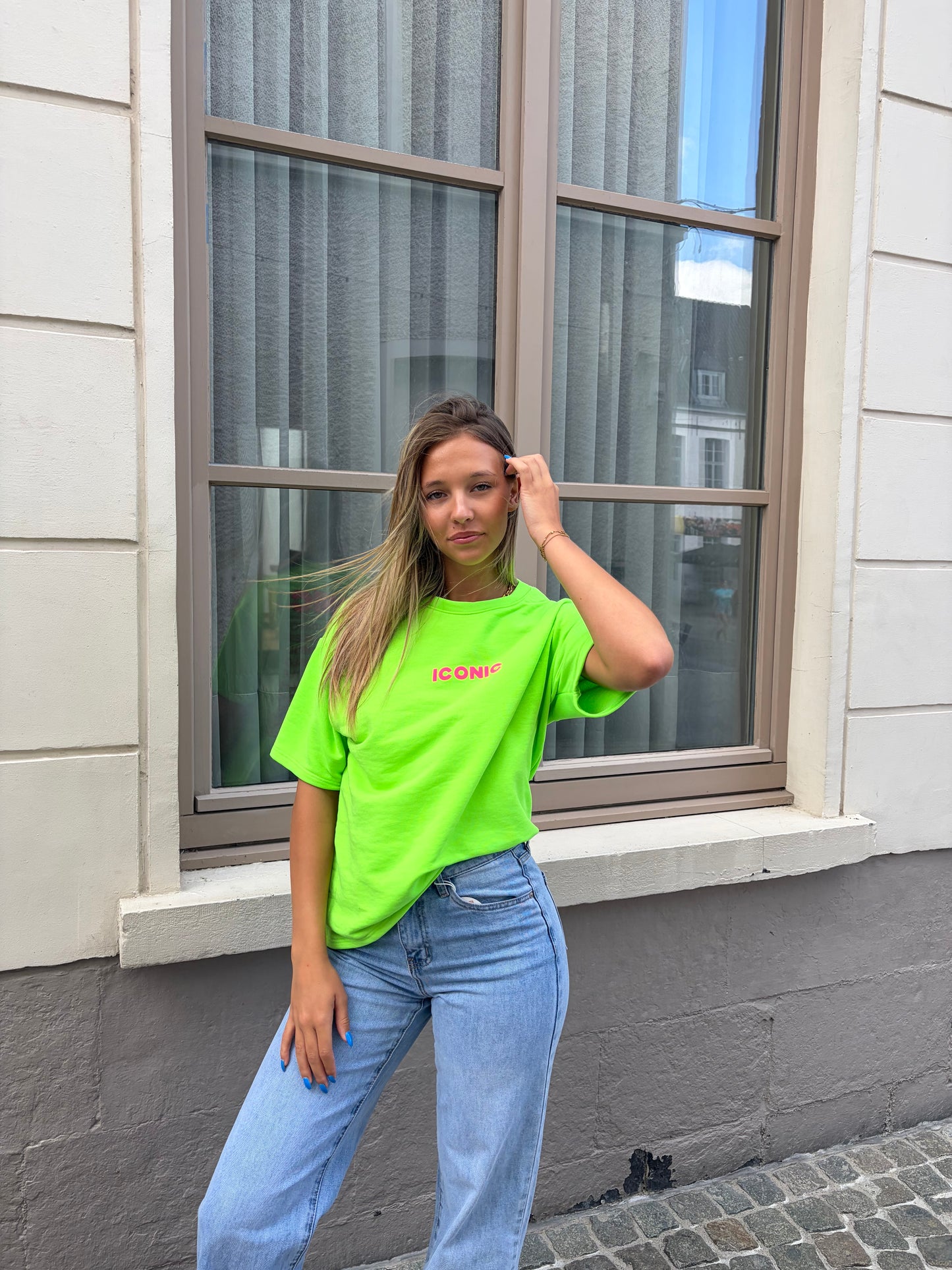 T-shirt vert - ICONIC
