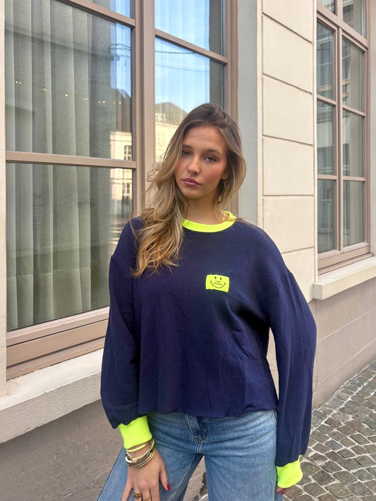 Sweat bleu marine - LOVÉ FASHION