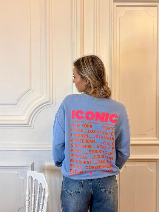 Sweat bleu - ICONIC