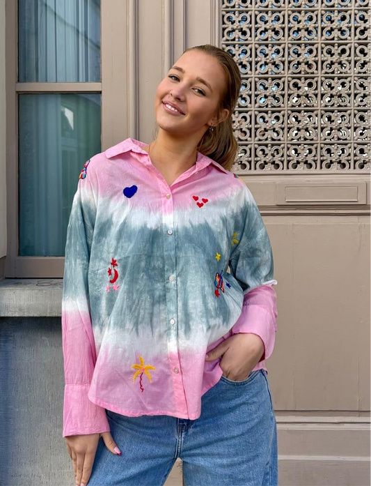 Chemise rose - ANASTASIA