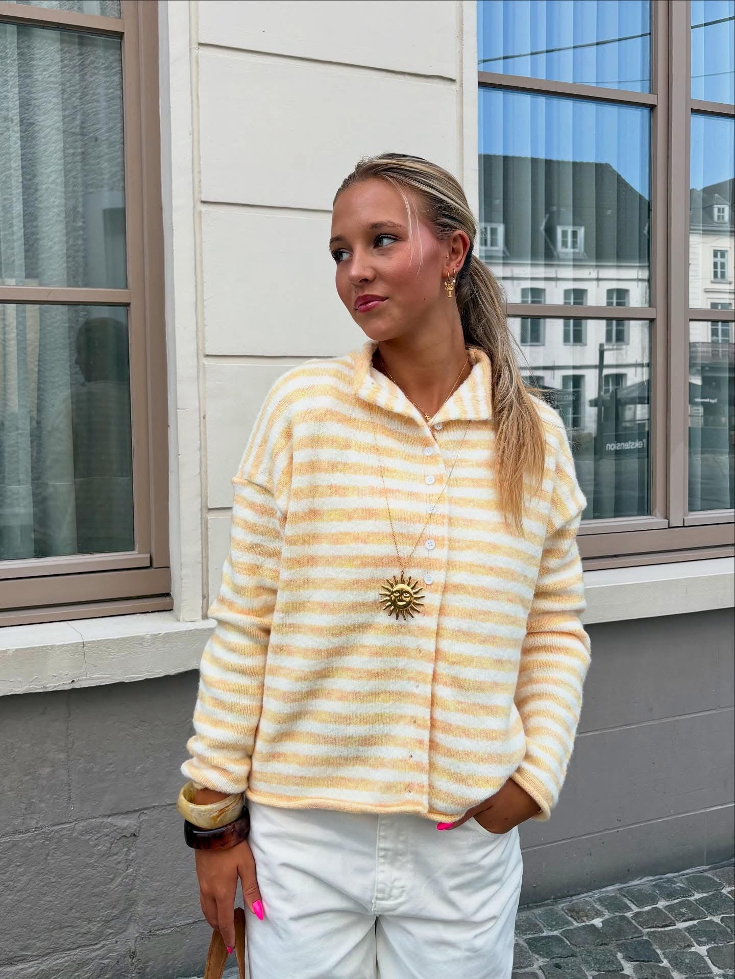 Pull jaune - CHARLIE
