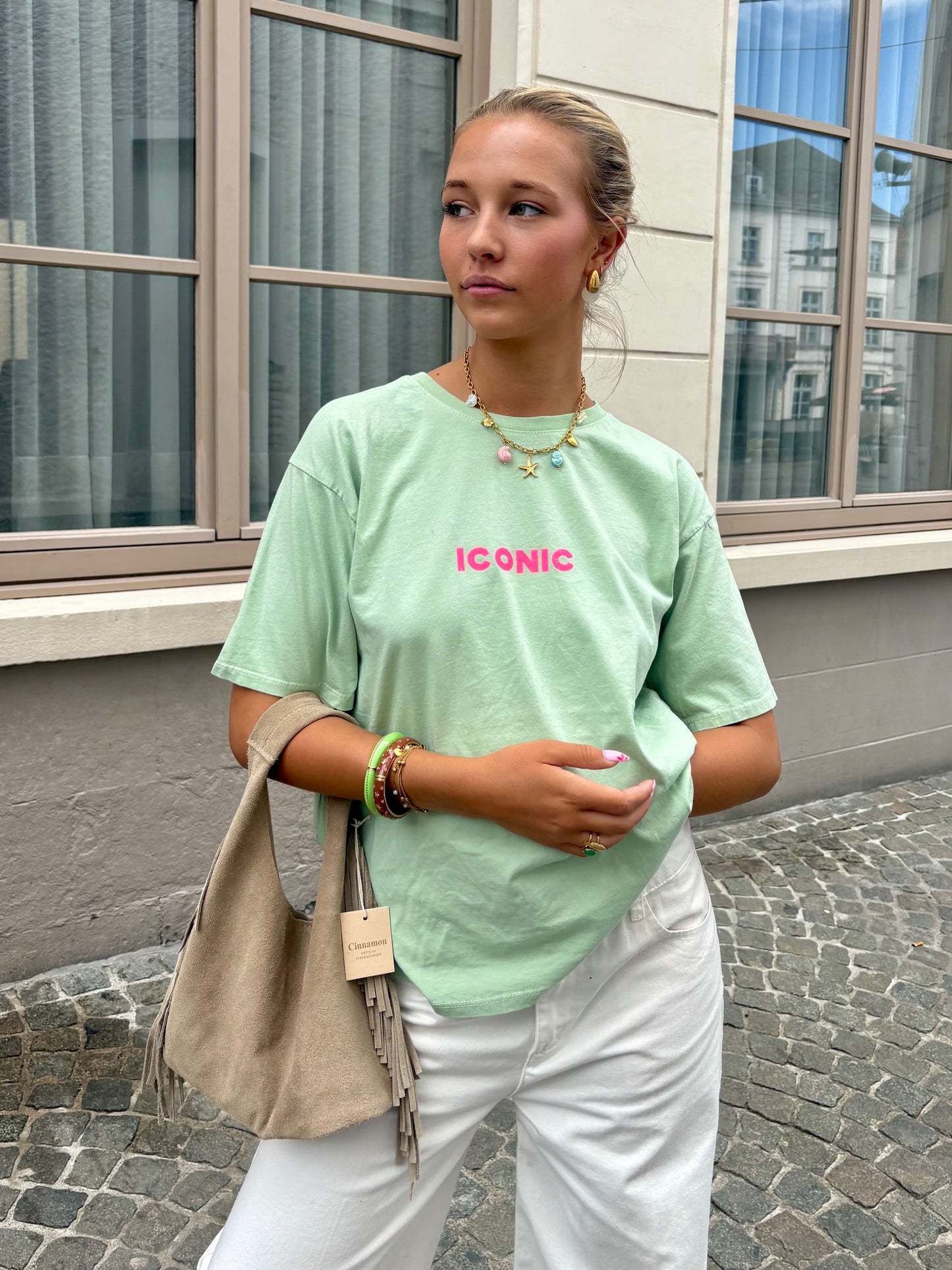 T-shirt vert - ICONIC
