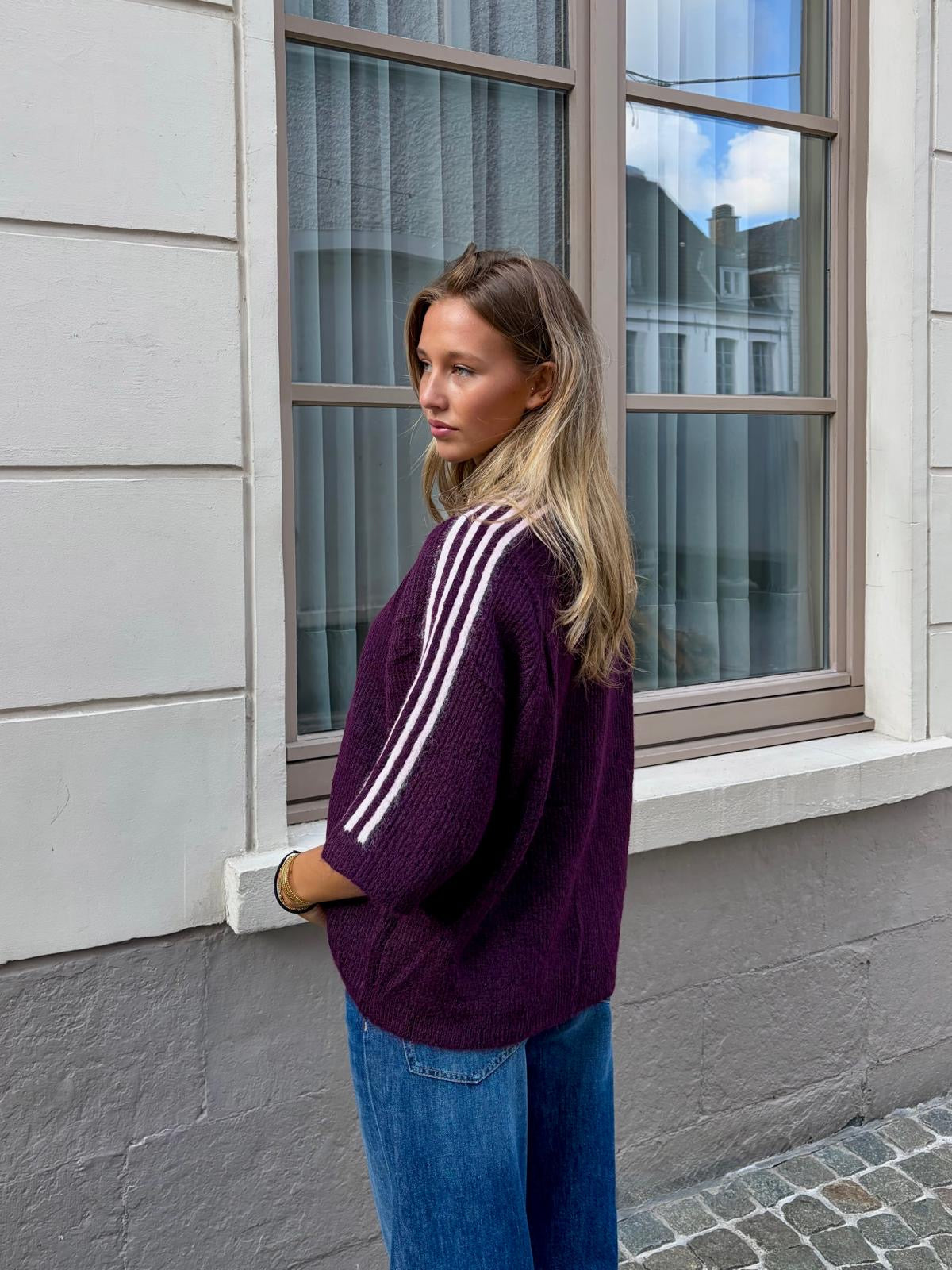 Pull bordeaux - AMOUR