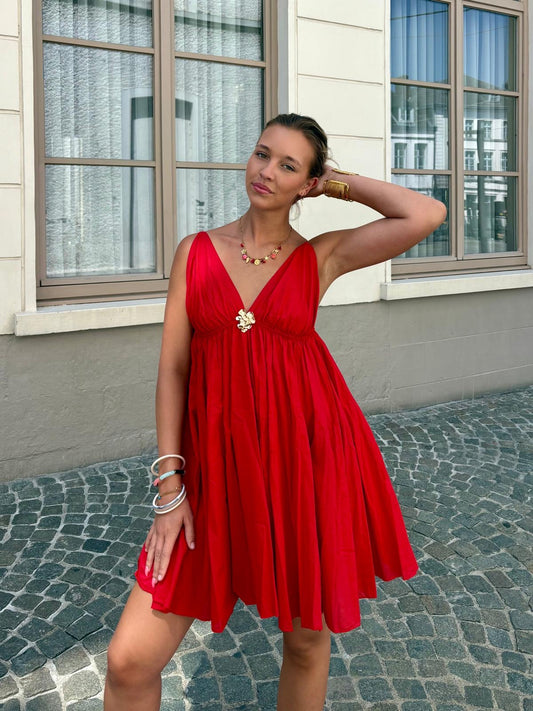 Robe rouge - TANIA