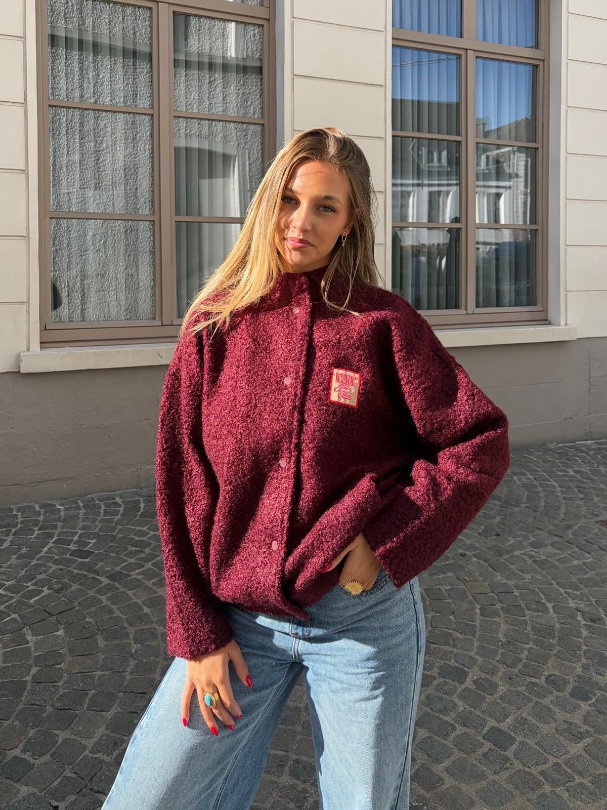 Veste bordeaux - ICONIC