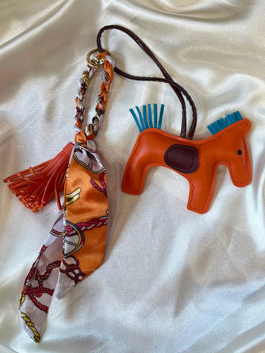 Accessoire de sac orange - CHEVAL