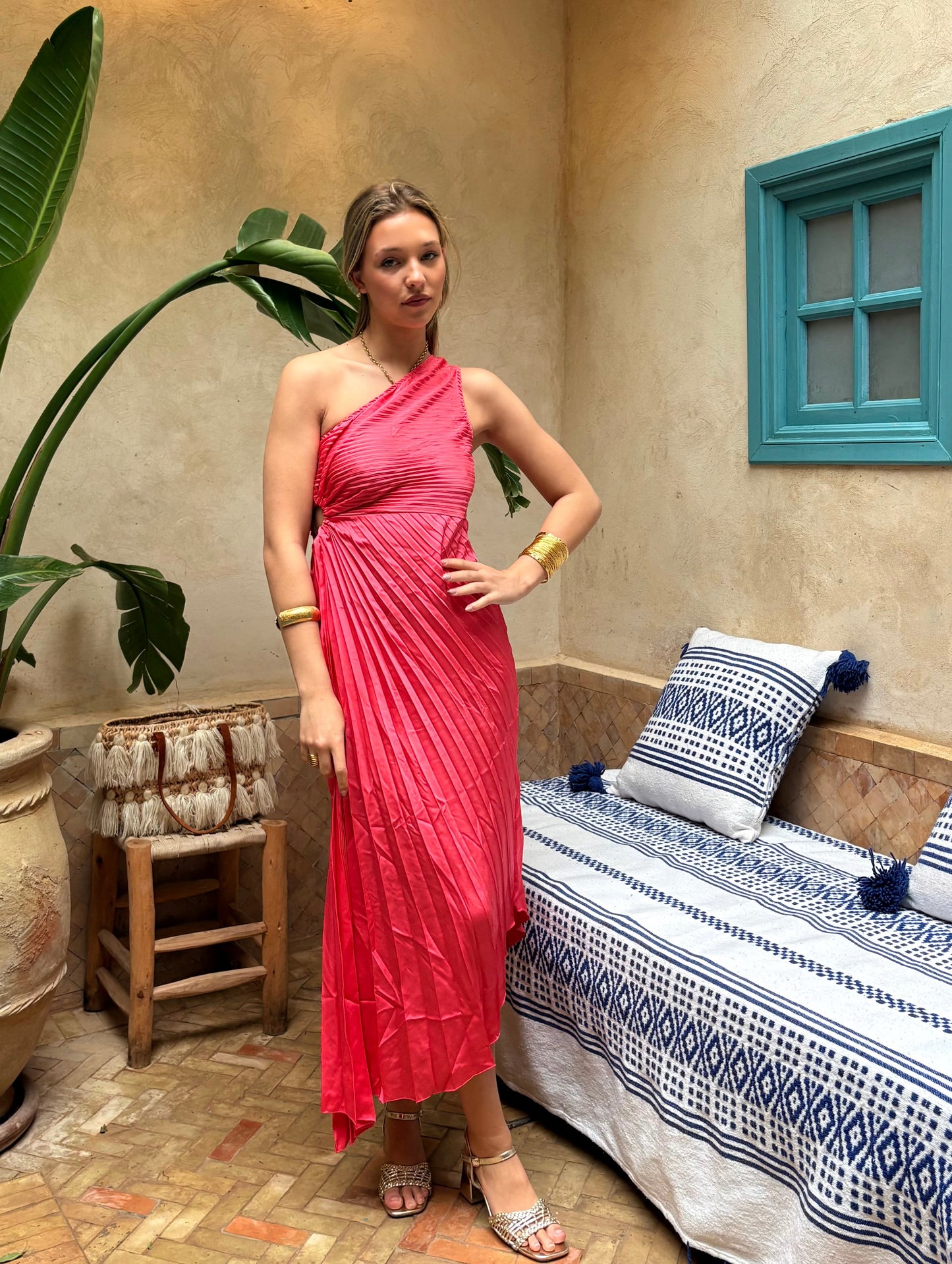 Robe framboise - TESS