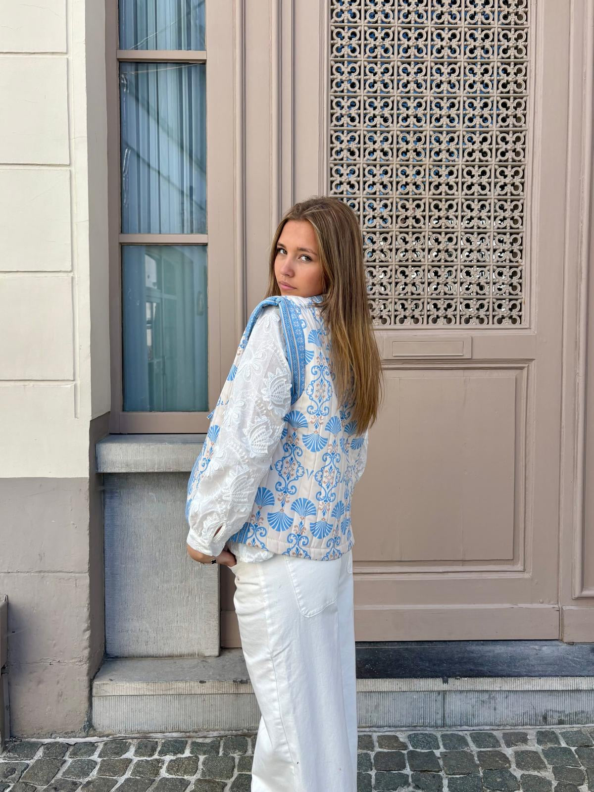 Veste bleue - ANISSA