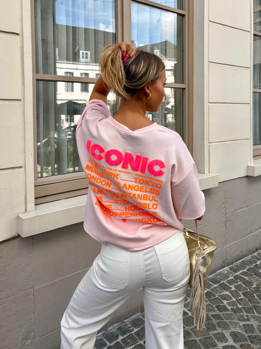 T-shirt rose clair - ICONIC
