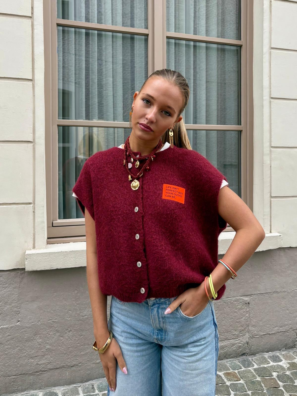 Gilet Bordeaux - MAELLYS