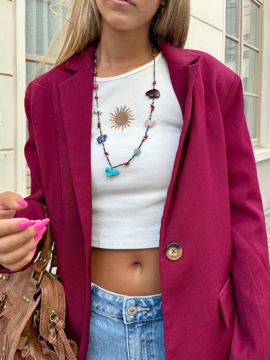 Blazer bordeaux - MANON