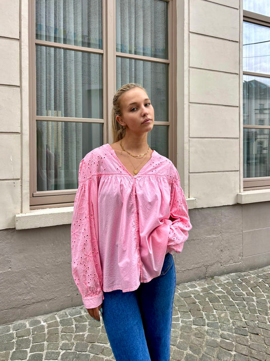 Chemisier rose - GISELLE
