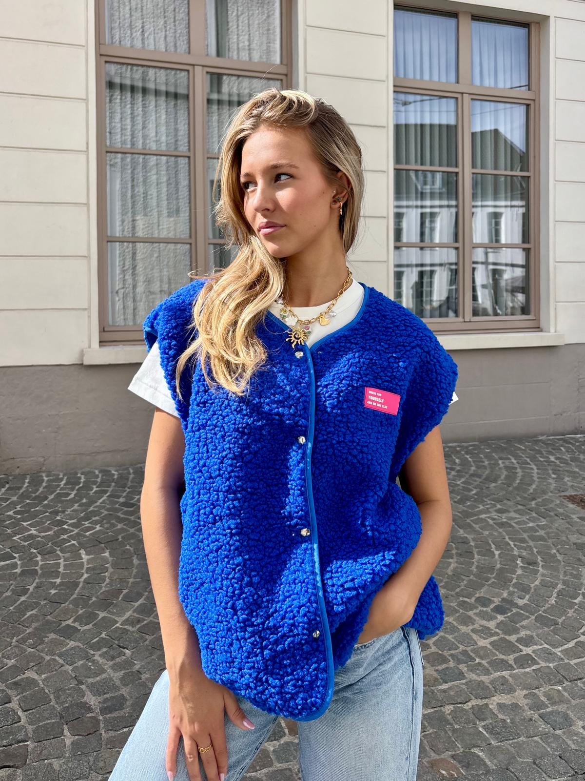 Gilet bleu - ASTRID